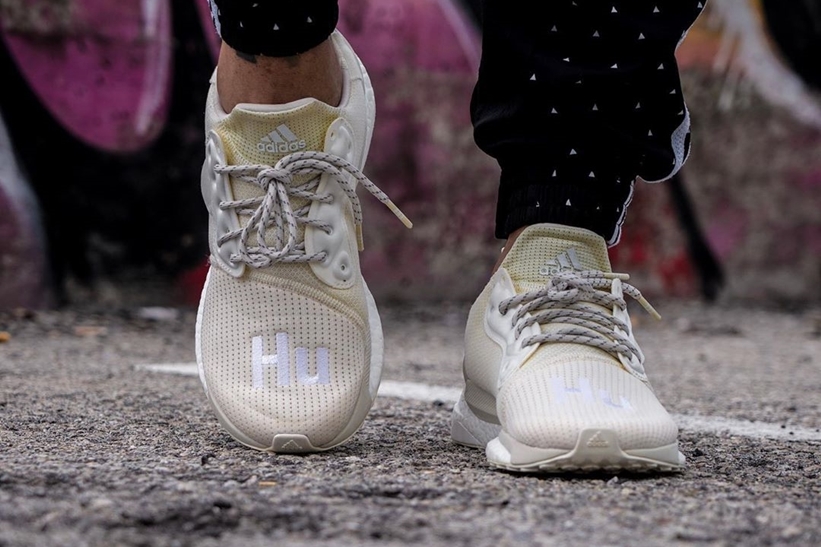 【リーク】”クリーム”カラーのPharrell Williams x adidas Solar Hu GLIDE ST (ファレル・ウィリアムス アディダス ソーラー HU “Cream”)