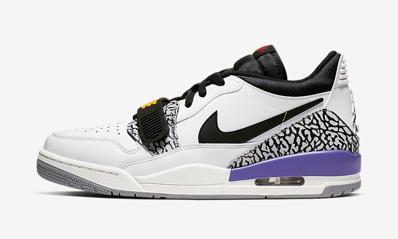 ナイキ ジョーダン レガシー 312 ロー “ホワイト/ブラック/パープル” (NIKE JORDAN LEGACY 312 LOW “White/Black/Purple”) [CD7069-102]