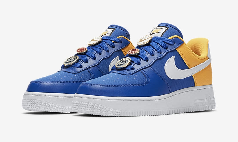 ナイキ ウィメンズ エア フォース 1 07 ロー SE “ブルー/イエロー/ホワイト” (NIKE WMNS AIR FORCE 1 07 LOW SE “Blue/Yellow/White”) [AA0287-401]