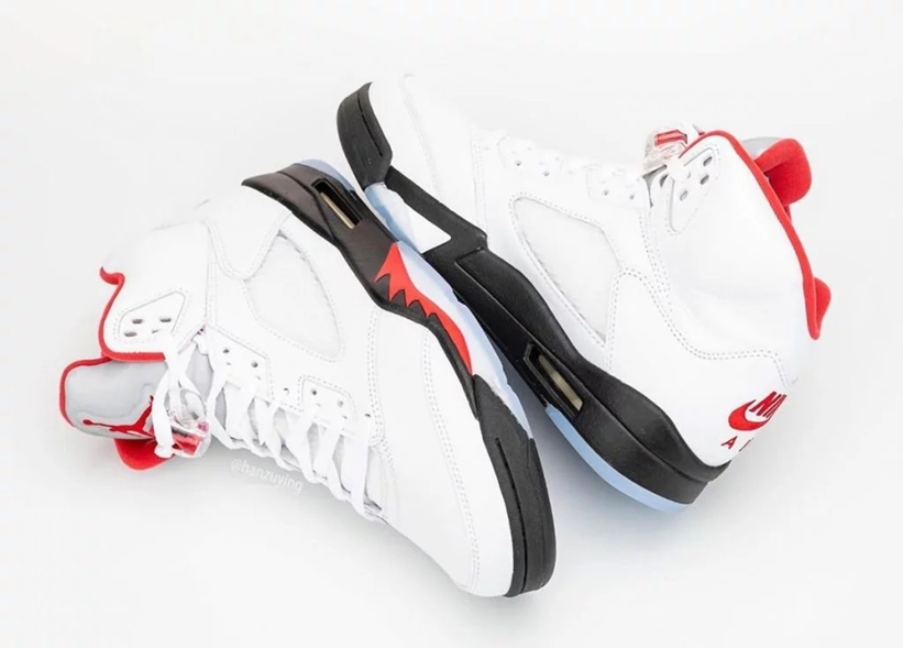 3/28発売！ナイキ エア ジョーダン 5 レトロ “トゥルーホワイト/ファイヤーレッド” (NIKE AIR JORDAN 5 RETRO “True White/Fire Red”) [DA1911-102]