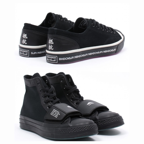 NEIGHBORHOOD × CONVERSE CHUCK 70 MOTO/JACK PURCELL が海外7/11発売 (ネイバーフッド コンバース) [165603C,165604C]