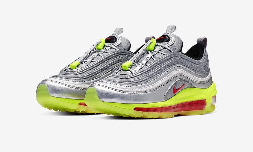 ナイキ エア マックス 97 “シルバー/レッド/ボルト” (NIKE AIR MAX 97 “Silver/Red/Volt”) [BQ8437-002]