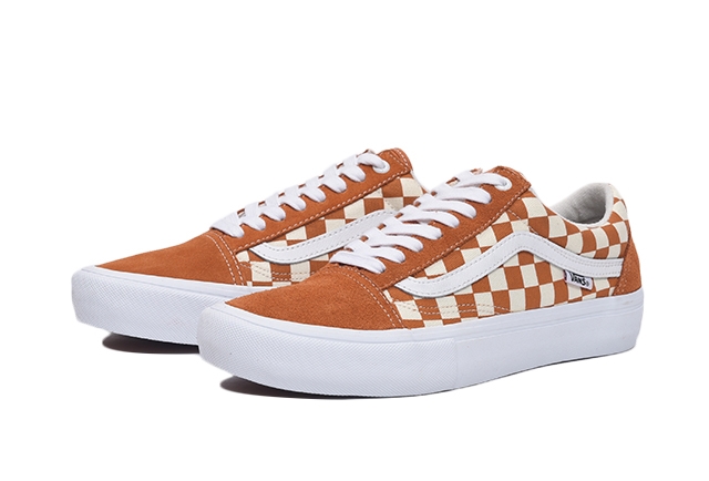 VANS OLD SKOOL PRO CHECKERBOARD "GOLDEN OAK" (バンズ オールドスクール プロ チェッカーボード "ゴールデンオーク")