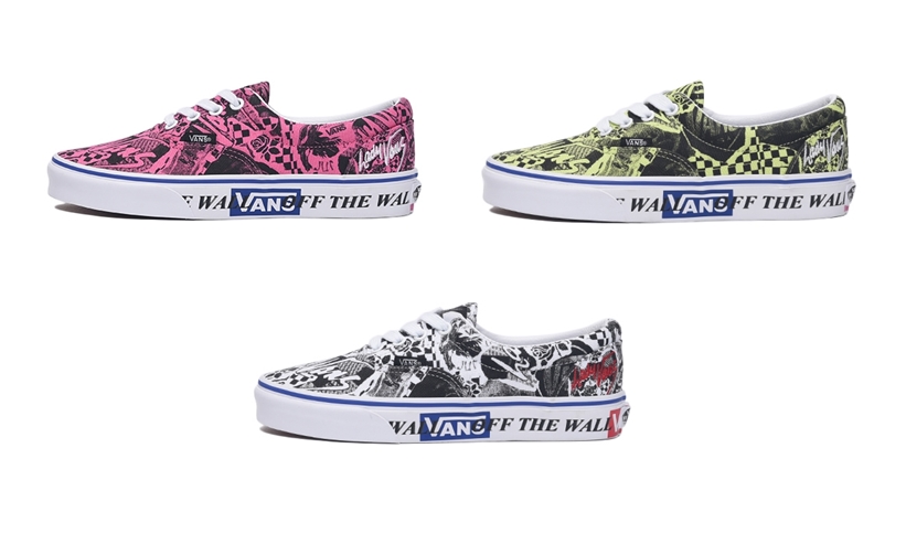 7/11発売！マガジンのようなプリントをアッパーに落とし込んだ VANS ERA "Lady Vans" (バンズ エラ "レディ バンズ")