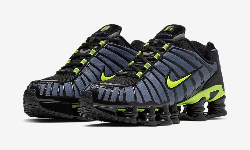 【2024年 10/1 リストック】ナイキ ショックス TL “サンダーストーム/ボルト/ブラック” (NIKE SHOX TL “ThunderStorm/Volt/Black”) [AV3595-005]