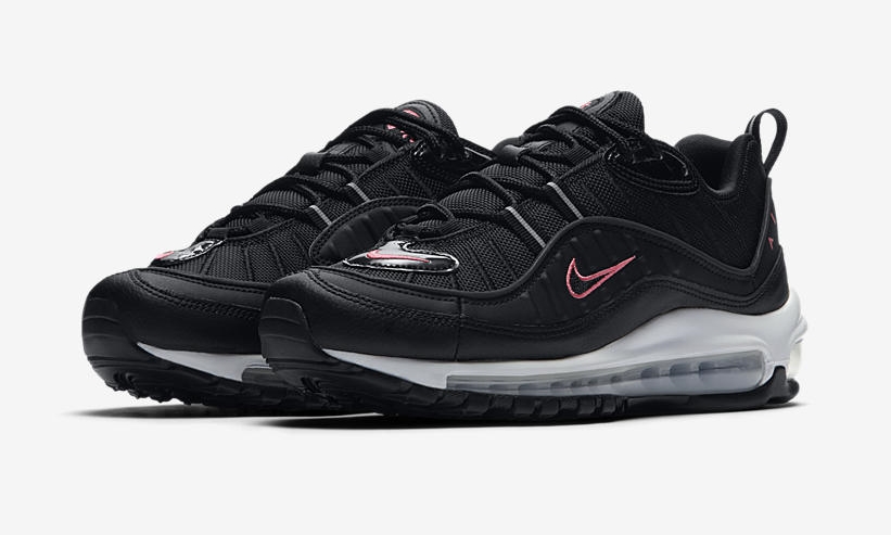 ナイキ エア マックス 98 “ブラック/クリムゾン” (NIKE AIR MAX 98 “Black/Crimson”) [CN0140-001]