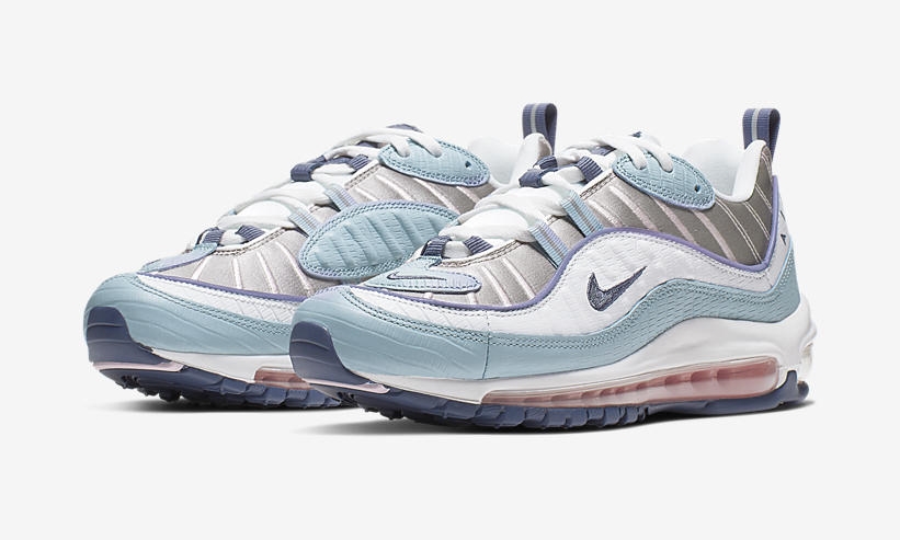 ナイキ エア マックス 98 “シルバー/オーシャンブルー” (NIKE AIR MAX 98 “Silver/Ocean Blue”) [CK0832-500]