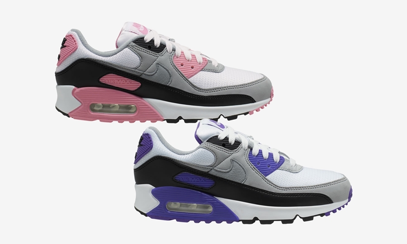 1/9発売！ナイキ ウィメンズ エア マックス 90 “グレー/ホワイト/レッド/ブルー” (NIKE WMNS AIR MAX 90 “Grey/White/Red/Blue”) [CD0490-102,103]