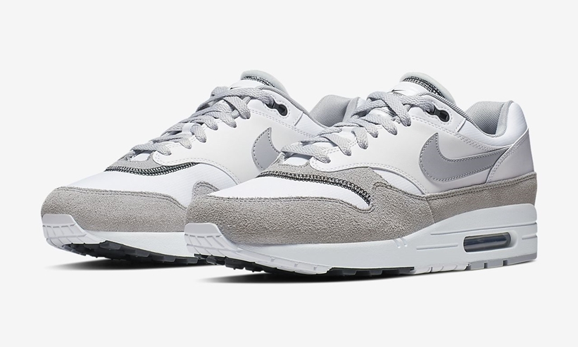 nike air max 1 gray white