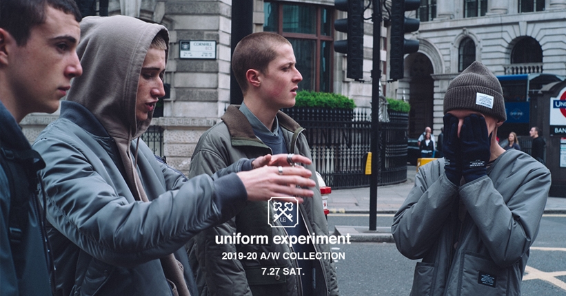 uniform experiment 2019 A/W COLLECTION が7/27から展開スタート (ユニフォーム・エクスペリメント 2019年 秋冬 コレクション)