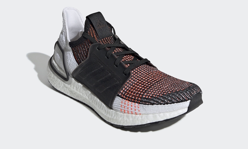 7/18発売！adidas ULTRA BOOST 19 “Core Black/White/Solar Orange” (アディダス コンソーシアム ウルトラ ブースト 19 “コアブラック/ホワイト/ソーラーオレンジ”) [G27519]