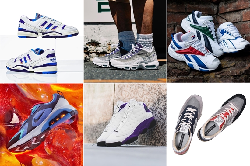 【まとめ】7/19 発売の厳選スニーカー！(NIKE AIR MAX 95 LV8 “White/Court Purple/Emerald Green”)(AIR JORDAN 13 “Lakers Rivals”)(REEBOK INTERVAL)(adidas Consortium TORSION EDBERG COMP)