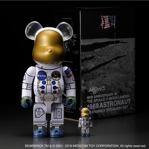 NASA 監修 「1969 ASTRONAUT ベアブリック 」が数量限定で7/20から発売 (BE@RBRICK)