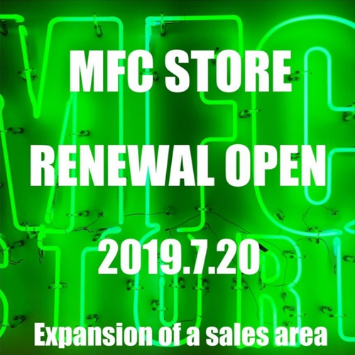 MFC STOREが7/20にリニューアルオープン！当日は MFC STORE 新商品の発売、「NiCORON」とのコラボアイテム第2弾が発売！