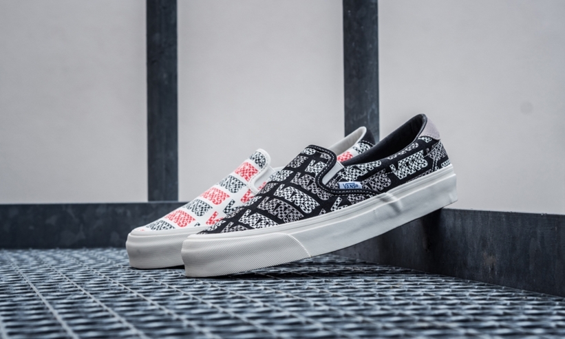 8/12発売！VANS VAULT SLIP-ON 59 LX “White/Black” (バンズ ヴォルト スリッポン 59 LX “ホワイト/ブラック”)