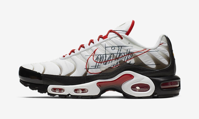 ナイキ エア マックス プラス “ホワイト/ブラック/レッド” (NIKE AIR MAX PLUS “White/Black/Red”) [CK9392-100]