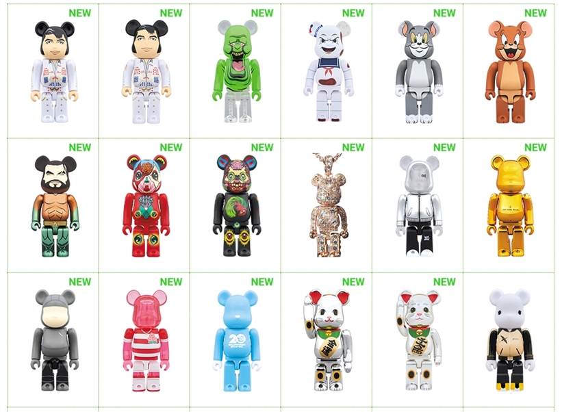 サマソニ 2019、NERDUNIT、JAM HOME MADE、など、受注生産/限定販売ベアブリック 2019年7月度 (BE@RBRICK)