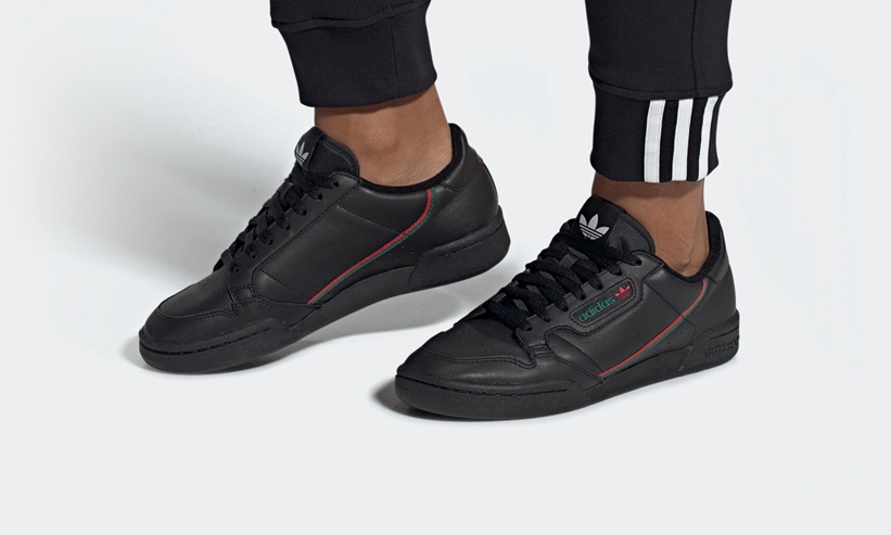 7/24発売！adidas Originals CONTINENTAL 80 “Core Black/Scarlet/Collegiate Green” (アディダス オリジナルス コンチネンタル 80 “コアブラック/スカーレット/カレッジエイトグリーン”）[EE5343]