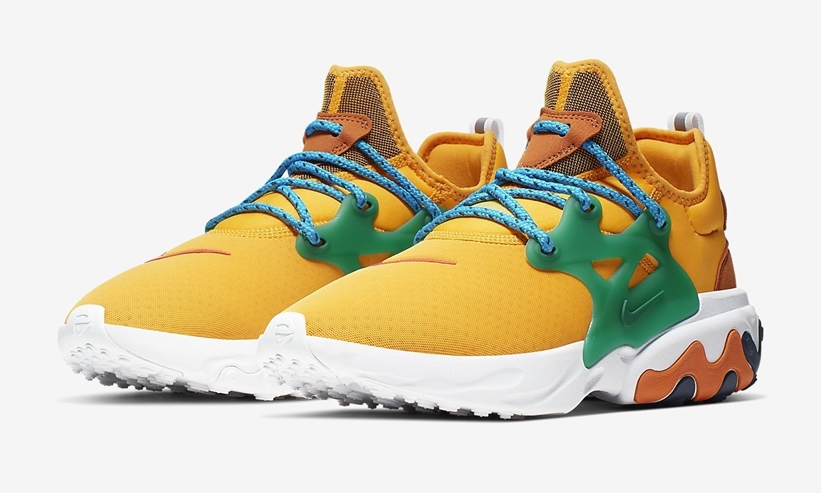 ナイキ リアクト プレスト “ユニバーシティゴールド/ミスティックグリーン” (NIKE REACT PRESTO “University Gold/Mystic Green”) [AV2605-701]