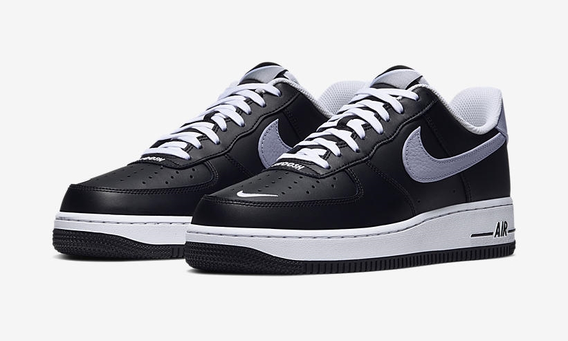 nike air force 1 black wolf grey