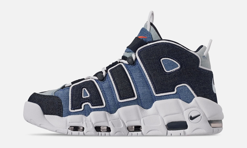 8/10発売！ナイキ エア モア アップテンポ 96 QS "デニム" “ホワイト/オブシディアン" (NIKE AIR MORE UPTEMPO 96 QS “Denim” "White/Obsidian") [CJ6125-100]