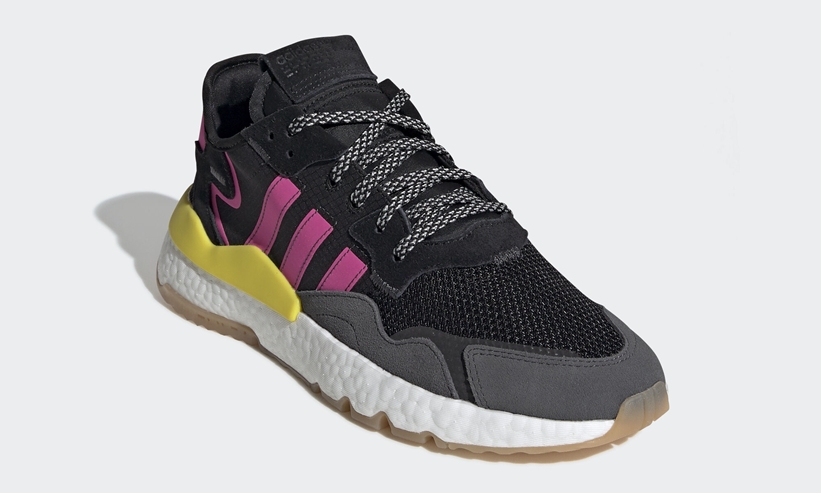 アディダス オリジナルス ナイト ジョガー “ブラック/ピンク/イエロー” (adidas Originals NITE JOGGER “Black/Pink/Yellow”) [EG2955]