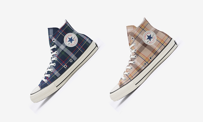 コンバースからタータンチェックを採用したCONVERSE ALL STAR 100 TARTANCHECK HIが8月発売 (オールスター 100 タータンチェック HI)