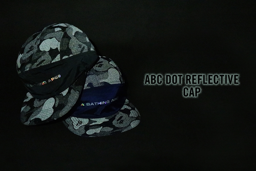 A BATHING APEから2019 A/W シーズンの新迷彩「ABC DOT REFLECTIVE CAMO」を使用した「ABC DOT REFLECTIVE CAP」が発売 (ア ベイシング エイプ)