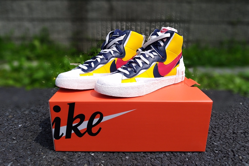 プレゼント1名】Sacai × Nike “BLAZER MID “Maze/Red” (サカイ ナイキ