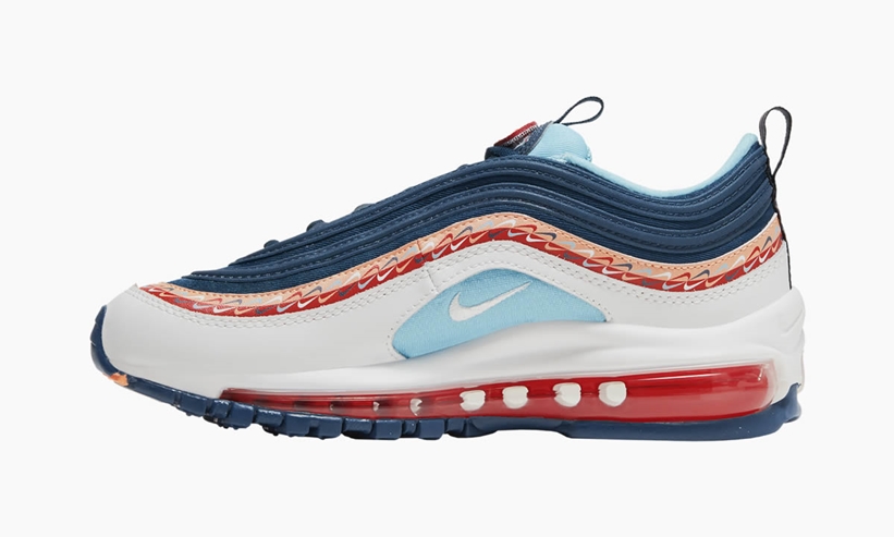 ナイキ エア マックス 97 “ホワイト/ネイビー/レッド” (NIKE AIR MAX 97 “White/Navy/Red”) [CQ4818-400]