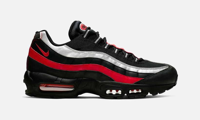 ナイキ エア マックス 95 “ブラック/ユニバーシティレッド/メタリックシルバー” (NIKE AIR MAX 95 “Black/University Red/Metallic Silver”) [CQ9704-001]