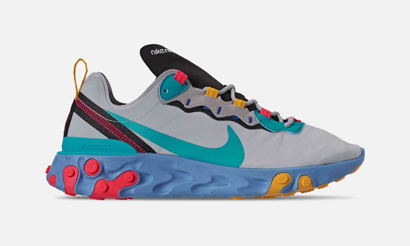 NIKE REACT ELEMENT 55 “Wolf Grey/Red Orbit” (ナイキ リアクト エレメント 55 “ウルフグレー/レッドオービット”) [CQ9705-002]