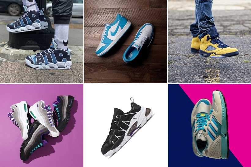 【まとめ】8/10 発売の厳選スニーカー！(NIKE SB AIR JORDAN 1 LOW “UNC”)(AIR MORE UPTEMPO 96 QS “Denim”)(AIR JORDAN 5 RETRO “Amarillo/College Navy”)(adidas CONSORTIUM ZX5000 “Blue”)