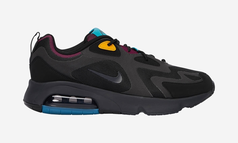 【更新＊9/6 発売】ナイキ エア マックス 200 “ブラック/アンスラサイト/ボルドー” (NIKE AIR MAX 200 “Black/Anthracite/Bordeaux”) [AQ2568-001]