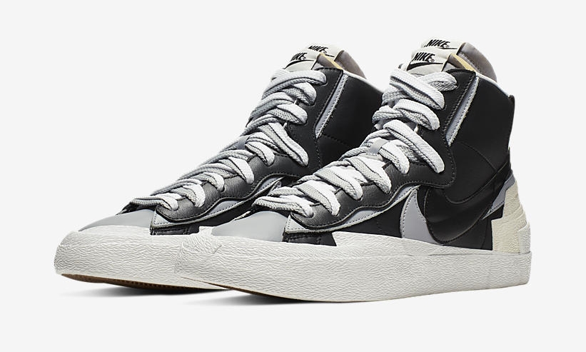 更新＊10/8発売】Sacai × NIKE BLAZER MID “Black” “White/Grey