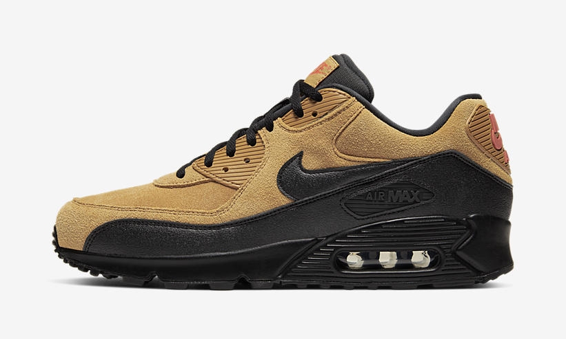 nike air max 90 essential wheat black