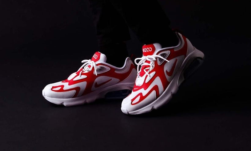 8/23発売！ナイキ エア マックス 200 “ホワイト/ユニバーシティレッド” (NIKE AIR MAX 200 “White/University Red”) [AQ2568-100]