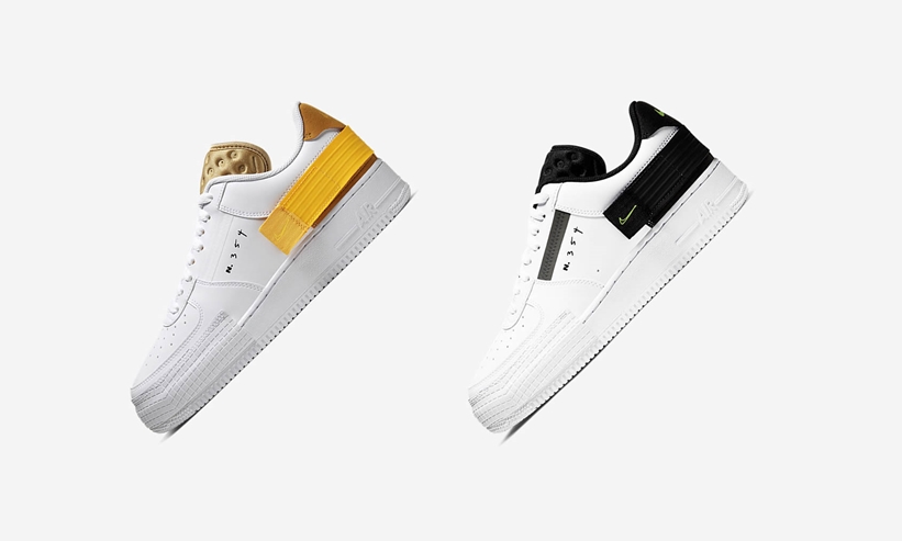 ナイキ エア フォース 1 ロー タイプ “ホワイト/ゴールド" "ホワイト/ブラック” (NIKE AIR FORCE 1 LOW TYPE "White/Gold” "White/Black") [AT7859-100,101]