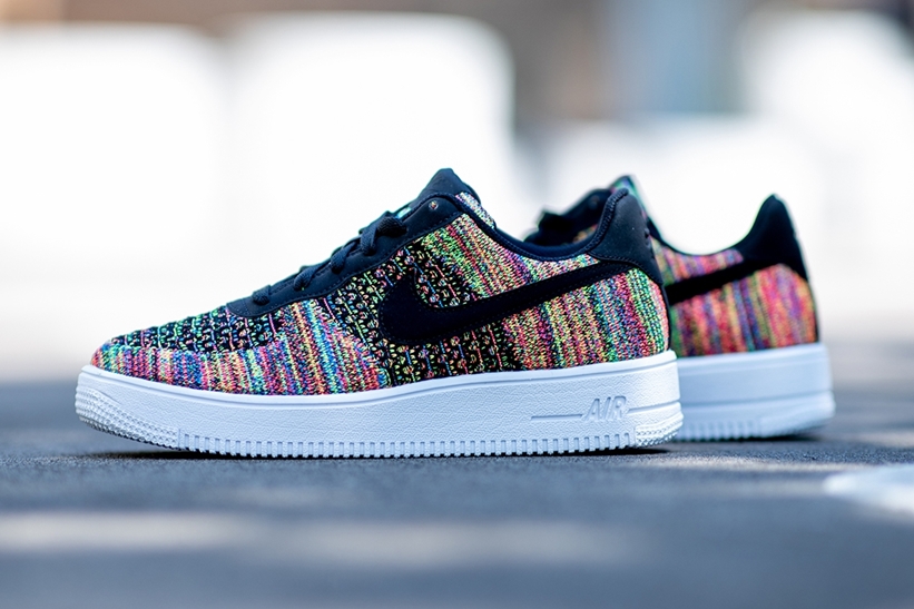 ナイキ エア フォース 1 ロー フライニット 2.0 “ブラック/ハイパーピンク/ボルト” (NIKE AIR FORCE 1 LOW FLYKNIT 2.0 “Black/Hyper Pink/Volt”) [BV0063-002]