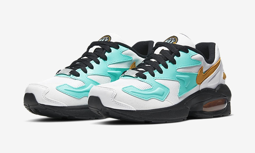 ナイキ エア マックス 2 ライト レトロ OG “ホワイト/ターコイズ/ゴールド” (NIKE AIR MAX 2 LIGHT RETRO OG “White/Turquoise/Gold”) [CJ7980-100]