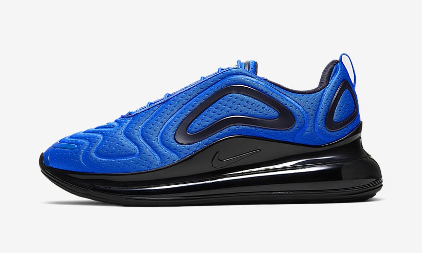 nike air max 720 blue and black