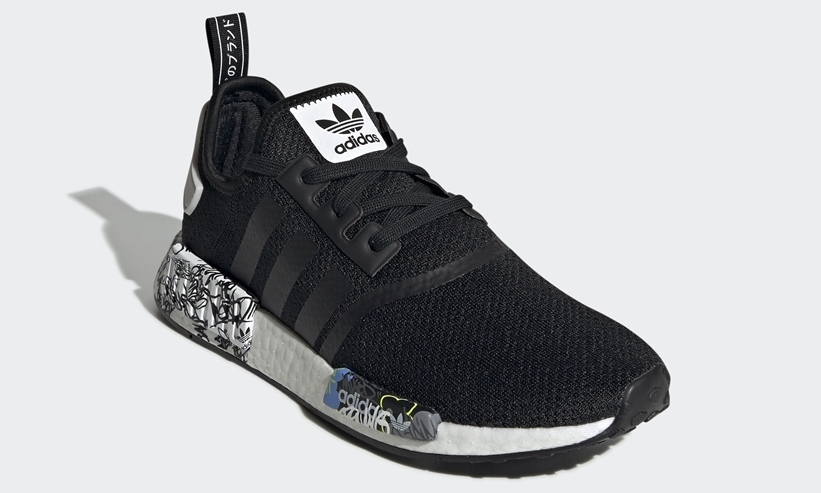 adidas Originals NMD_R1 “Black/Multi/Graffiti” (アディダス オリジナルス エヌ エム ディー アールワン “ブラック/マルチ/グラフィティ”) [EH0779]