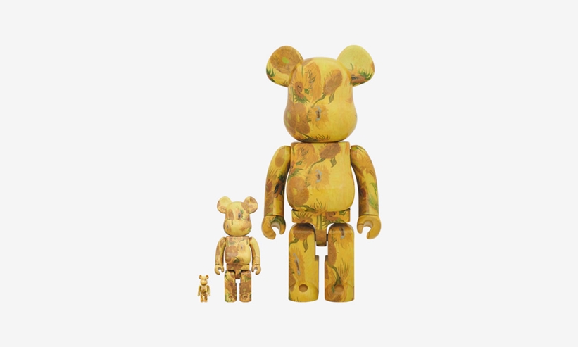 ゴッホ作品「ひまわり」をベアブリックに落とし込んだ3サイズが12月発売 (BE@RBRICK VINCENT VAN GOGH "Sunflowers")