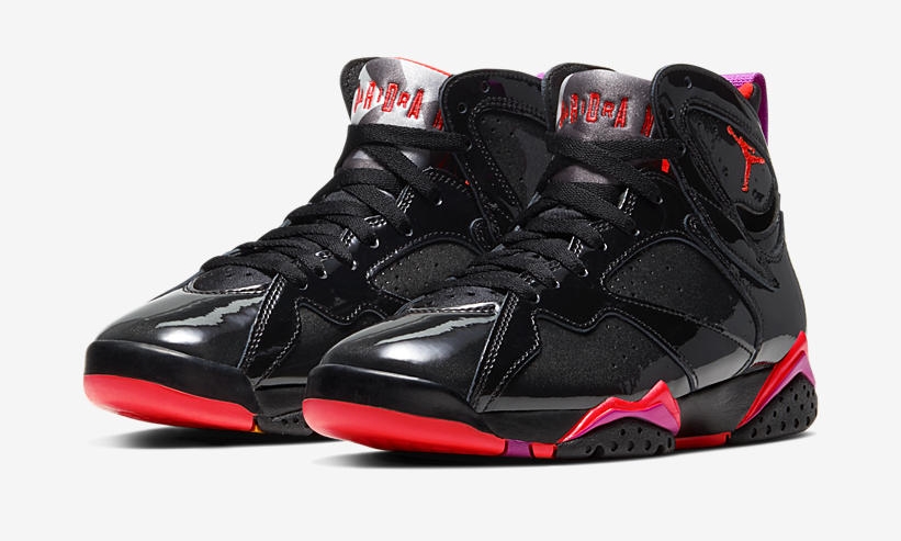 【更新＊10/31 発売】ナイキ ウィメンズ エア ジョーダン 7 レトロ “ブラックパテントレザー” (NIKE WMNS AIR JORDAN 7 RETRO “Black Patent Leather”) [313358-006]