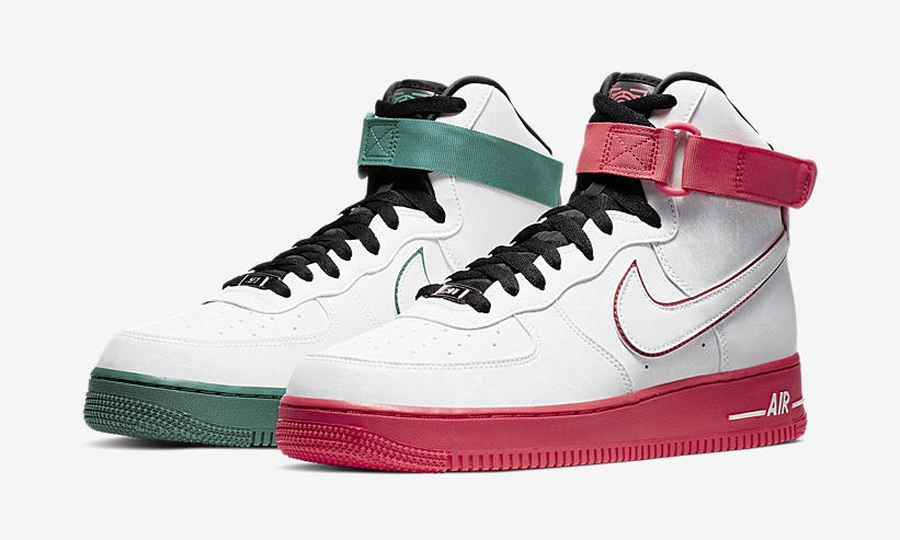 8/31発売！ナイキ エア フォース 1 ハイ 07 LE “チャイナ フープ ドリームス” (NIKE AIR FORCE 1 HIGH 07 LE “China Hoop Dreams”) [CK4581-110]