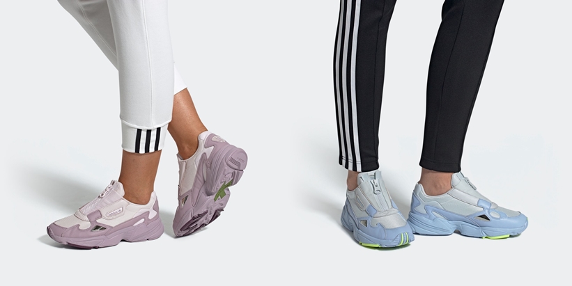 8/31発売！adidas Originals WMNS FALCON ZIP “Orchid Tint/Glow Blue” (アディダス オリジナルス ウィメンズ ファルコン ジップ “オーキッドティント/グローブルー”) [EF1953,1969]