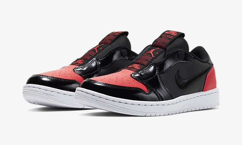 ナイキ ウィメンズ エア ジョーダン 1 ロー スリッポン “ホットパンチ/ブラック” (NIKE WMNS AIR JORDAN 1 LOW SLIP-ON “Hot Punch/Black”) [AV3918-600]