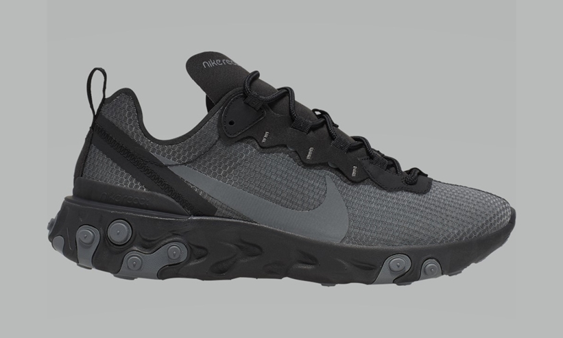 ナイキ リアクト エレメント 55 “ブラック/ダークグレー” (NIKE REACT ELEMENT 55 “Black/Dark Grey”) [CI3831-001]