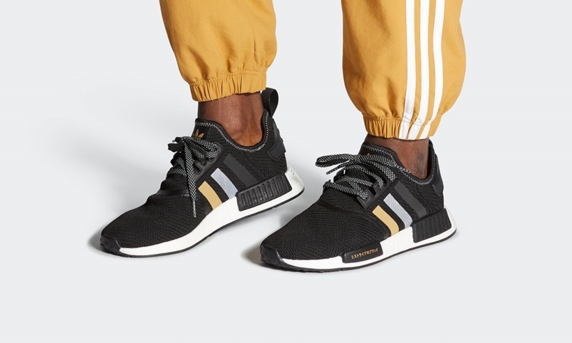 adidas Originals NMD_R1 “Core Black/Gold Metallic/Silver Metallic” (アディダス オリジナルス エヌ エム ディー アールワン “コアブラック/ゴールドメタリック/シルバーメタリック”) [EH2749]