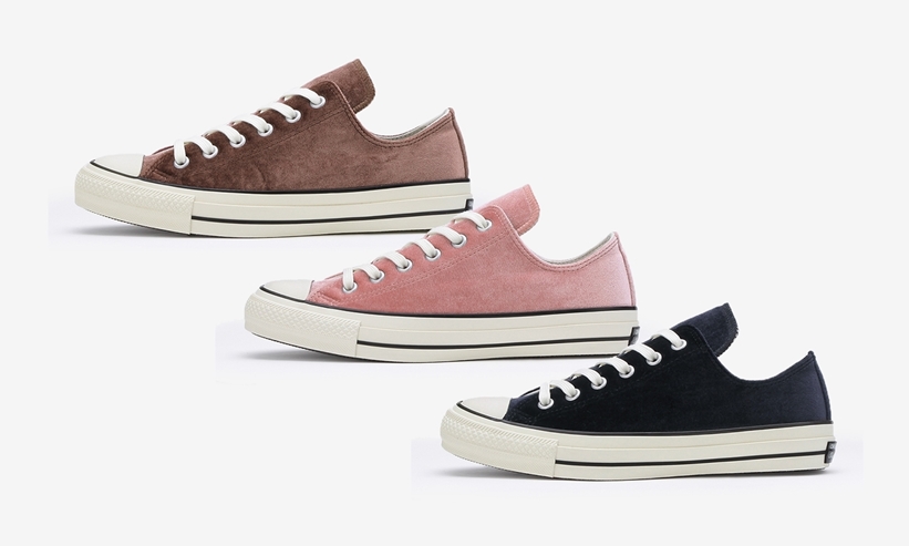 アッパーにベルベット素材を全面に使用した CONVERSE ALL STAR 100 VELVET OXが9/10発売 (コンバース オールスター 100 ベルベット OX)